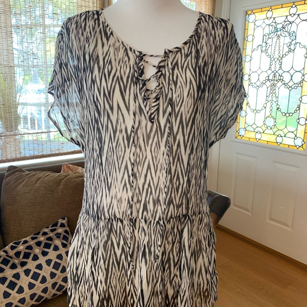 Lucky Brand Sheer Top